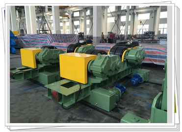 Cadena de producción de la torre del viento de CSA rollo de torneado conducido dual 80T del chorreo con granalla