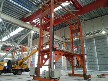 Manipulante motorizado de la soldadura del pórtico de la carretilla para la línea de soldadura costera de la torre de Monopile