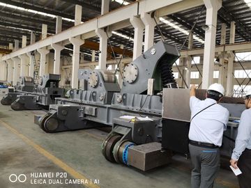 2000 toneladas instalan tubos Rolls de torneado de soldadura para la torre del viento costero