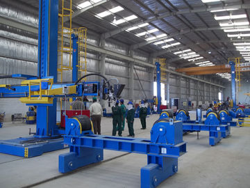 rotor de soldadura Monopile del tubo 600T que atraviesa el rollo de torneado del tubo