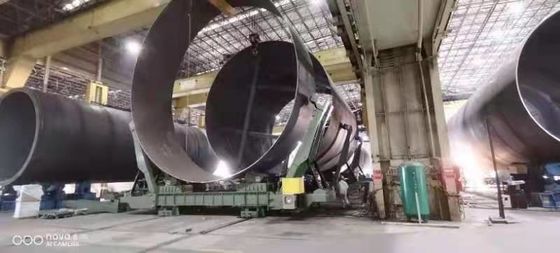 rodillos de soldadura del tubo de la PU 400T para el 13m Monopile costero