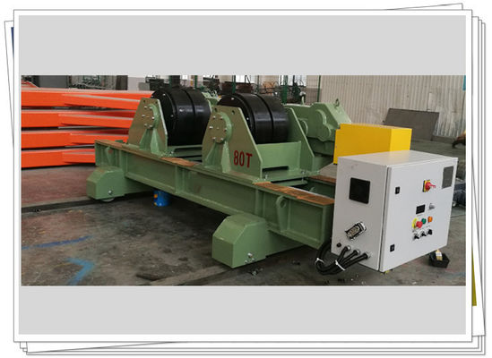 Atravesar el material de goma de soldadura de la rueda de la torre del tanque del rodillo del tubo 80t