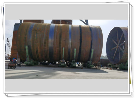 Fundación costera hidráulica de soldadura del brazo de ayuda del abrazo del rotor de la chaqueta del cubo de la succión