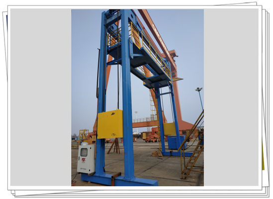 Costura externa de soldadura los 6m del círculo de pórtico de la plataforma de la sección tubular pesada transversal de la carretilla